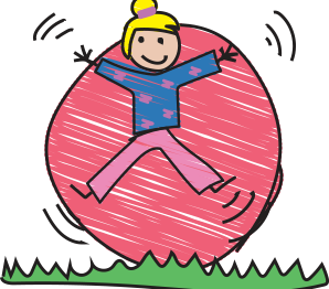 Image of a child jumping