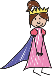 Image of a child dressing up