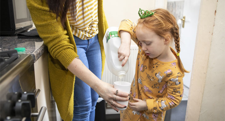 Involving children with mealtimes