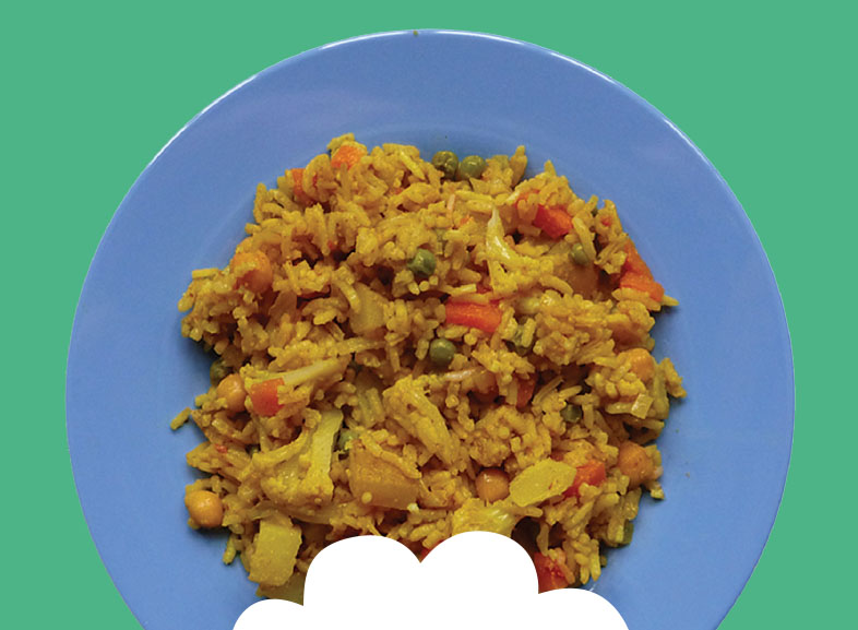 Vegetable biryani Image